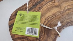 Olive Carcuteri Serving And Cutting Board NEW From Tunisia