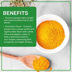 Organic Turmeric Powder by – 100% Raw with Curcumin – Lab Tested & Reports Av…