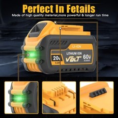 6 Pack DCB609-2 For DEWALT FLEXVOLT 20V/60V 12Ah 9Ah MAX Li-Ion Battery DCB606