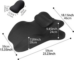 Sweet Spot Couple Pillow Couple Pillow Hip Pad Wedge Pillow Memory Foam 27°Angle