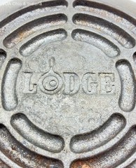 Lodge 14 Inch Cast Iron Wok with Long Handle and Assist Handle USA