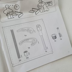 IKEA RUNSKAR Sink Faucet Brass Color 2 Handle 704.957.38 Open / Unused Complete