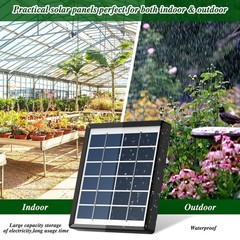 50FT Solar Automatic Watering Kit for Garden Automatic Drip Pipe Watering System