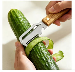 NEW 2 in 1 Multi-Functional Vegetable Peeler for Kitchen Stainless Steel Peeler