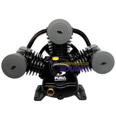 Puma 3 Cylinder 1 Single Stage Cast Iron Air Compressor Pump 22 SCFM No Unloader