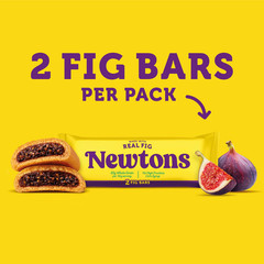 Newtons Fig Bars, Soft Fruit Chewy Cookies, 10 Snack Packs Free Shipping
