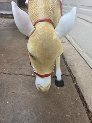 Accents Holiday LED Feeding Reindeer 4.5 Feet **No Adapter Read Description**