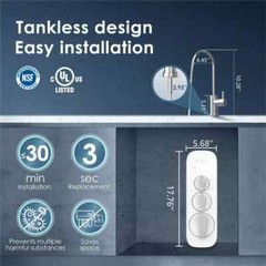 Waterdrop G3 Reverse Osmosis System, Tankless -Certified Refurbished