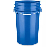 7 Gallon Food Grade BPA Free Large Bucket with Screw On Airtight Lid (Pack of 3)