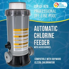 Professional Off-Line Pool Automatic Chlorine Feeder – 9 lb Chemical Capacity