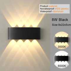 LED Wall Sconces Modern Up Down Wall Light Indoor Outdoor Hallway Bedroom Lamp