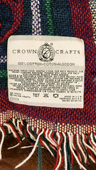 Crown Crafts Fruit Tapestry Blanket, 58″ x 49″ Made in U.S.A.