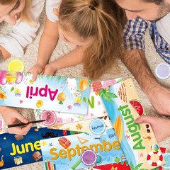 48 Pack Holiday Monthly Headliners 12 Months of The Year Bulletin Board Set S…