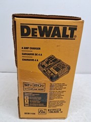 New Dewalt DCB1104 4-Amp 12V / 20V Li-ion120V AC Battery Charger