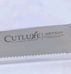 2pc CUTLUXE Steak Knife SET, ARTISIAN Series, FORGED German HIGH-CARBON Steel