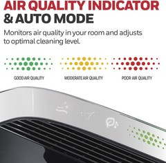 Honeywell InSight HEPA Air Purifier – Black, HPA5300B True HEPA, Activated Carbo