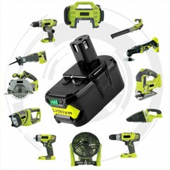 NEW For RYOBI 18V 5.0Ah P108 High Capacity Battery 18Volt Lithium-Ion One Plus