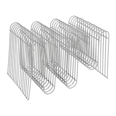 Modern Silver Side Table, Iron Silver Side Table, M-shaped Side Table Decoration