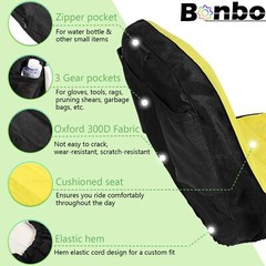 LP92334 Large Seat Cover for John Deere Seats with 18in Back Rest Lawn Tractors