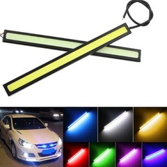 DC12V 17cm Car Daytime Running Lights DRL COB LED Strips Bright Fog Light 2pcs