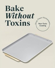 Non-Stick Ceramic Baking Sheet Naturally Slick Ceramic Coating Non-Toxic