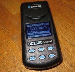 LaMotte DC1500 Digital Chlorine Colorimeter Testing Kit