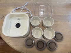 Luvele Pure Yogurt Maker 4x 400ml (4x 13.5oz.) Jars SCD & GAPS DIET 1.5L Cap