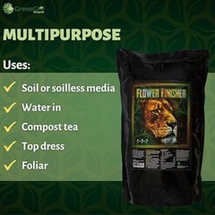 Flower Finisher – Fertilizer for Final Stages of Flower Growth 2 lbs by GreenGro