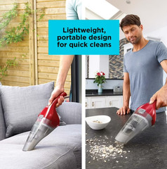 BLACK+DECKER Cordless Handheld Vacuum, Dustbuster, for Car & Pet Hair, Bagless,