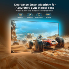 Smart TV LED Backlight with HDMI2.0 4K60Hz Sync, LED Strip Lights & App Controll