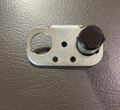 GE French Door Refrigerator door stop w/ hinge bushing WR02X24874 & WR02X24875
