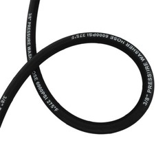 3/8″ x 50ft 6000psi 2-Braid R2 Black Hot Water Pressure Washer Hose