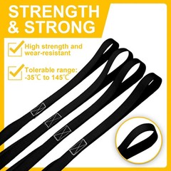 Rhino USA Retractable Ratchet Straps (4-Pack) – 1 Inch x 15 Feet (1,650lb Break