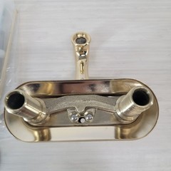NOS Jameco BS1402G 24K Gold Finish Bathroom Faucet Complete In Box Vintage 1991