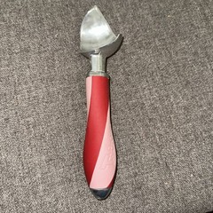 Vintage Ice Cream Scoop Red Cream Swirl Handle Hand Wash Only Kitchen Utensil