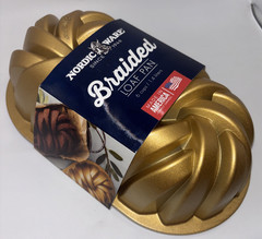 Nordic Ware 75th Anniversary Braided Loaf Pan, 6 cups / 1 .4 liters Made in USA