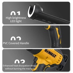 Dewalt Electric Caulking Gun Glass Glue Gun 6 Speeds Cordless Gun Tool Only