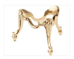 Bard’s Shiny Brass-Toned Egg Stand/Holder, 1.375″ Diameter