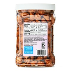 Great Value Peanut Butter Filled Pretzels 24oz – Crunchy, Resealable Snack