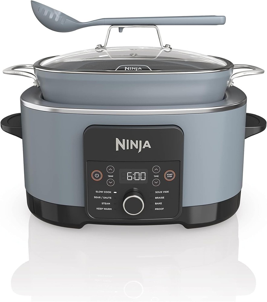 Ninja MC1001 – Foodi PossibleCooker PRO, 8.5qt Multi-Cooker – Sea Salt Grey
