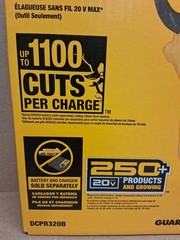 DEWALT DCPR320B 20V MAX 1.5″ Cordless Pruner – Yellow