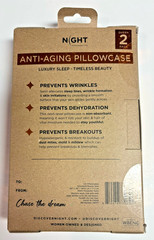 Night Brand Anti-Aging Champagne Color Satin Pillow Cases Standard/Queen New