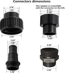 1.5/2/2.5 HP Hayward Swimming Pool Pump In/Above Ground W Strainer Filter Basket
