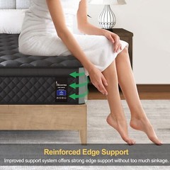 12″14″ Twin Full Queen King Size Mattress in a Box Hybrid Spring Gel Memory Foam