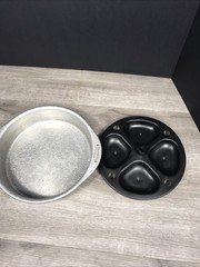 Doughmakers 9″ Baking Pan Round Cake Commercial Grade Aluminum Natural Non Stick