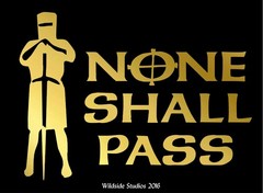 None Shall Pass Decal Monty Python Quote car window funny vinyl sticker