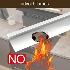 Clearance Silicone Stove Gap Cover, Heat Resistant, Easy Clean, Black 21 inch