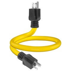 3 Prong Plug 12AWG 125V Double Male Extension Cord For NEMA 5-15P to 5-15P