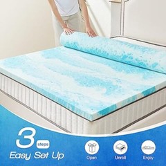 2″ 3″ Mattress Topper Twin King Full Queen Comfortable Memory Foam Bed Topper