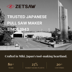 ZETSAW RYOBA 250 – 9.8 in Double Edge Japanese Saw